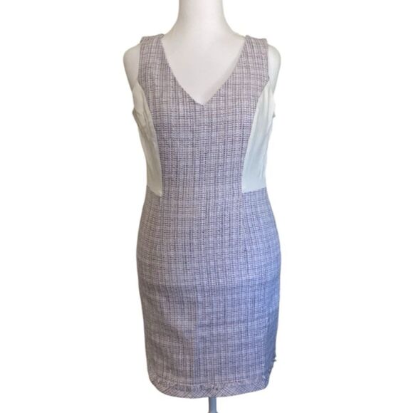 White House Black Market Dresses & Skirts - White House Black Market Women's Knit Dress Size 6 Lined Zip Up Sleeveless